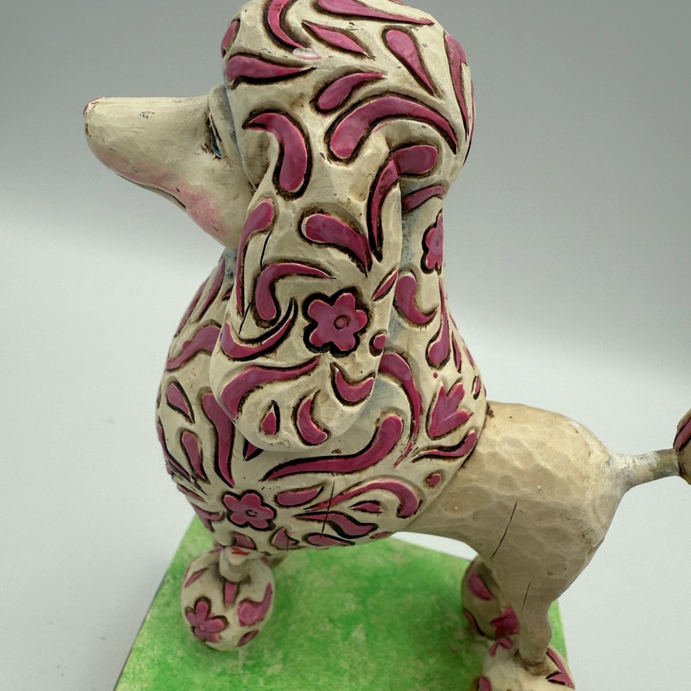 2005 Jim Shore Heartwood Creek "Lulu" Poodle Dog Figurine Enesco 5 3/4" H - Picture 3 of 13
